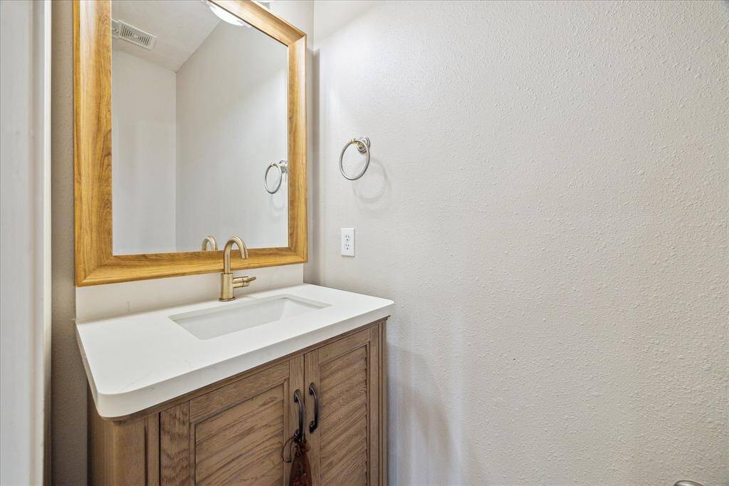 First powder bath w designer built-in & custom features
