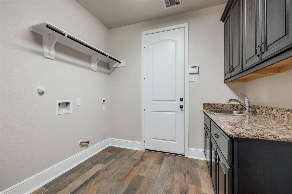 Laundry is located on first floor.
