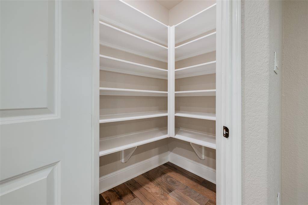 Walk-in pantry.