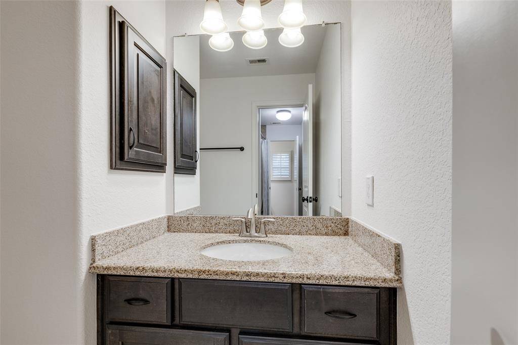 Half bath vanity.