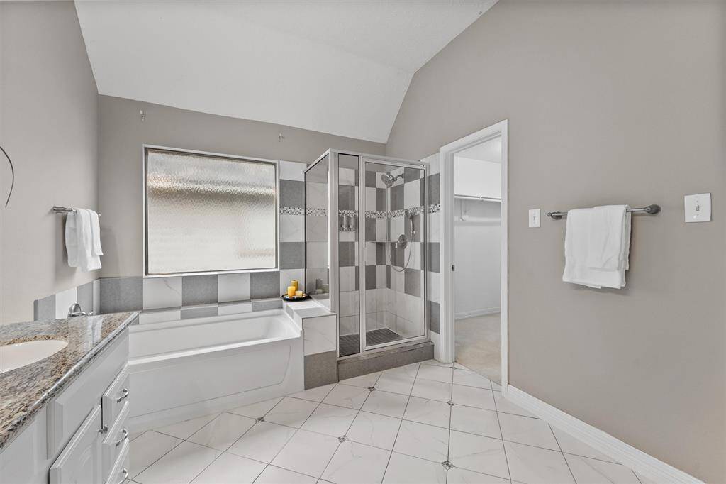 Walk-in closet off the primary bath.