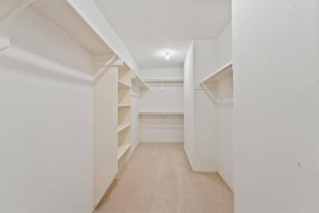 Large primary closet