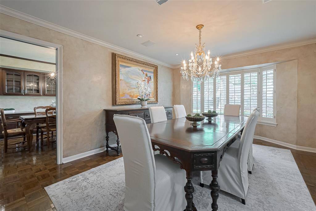 Another view of the dining room.  Breakfast room is to the left.