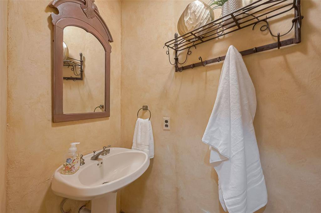One of two 1/2 baths on the first floor.