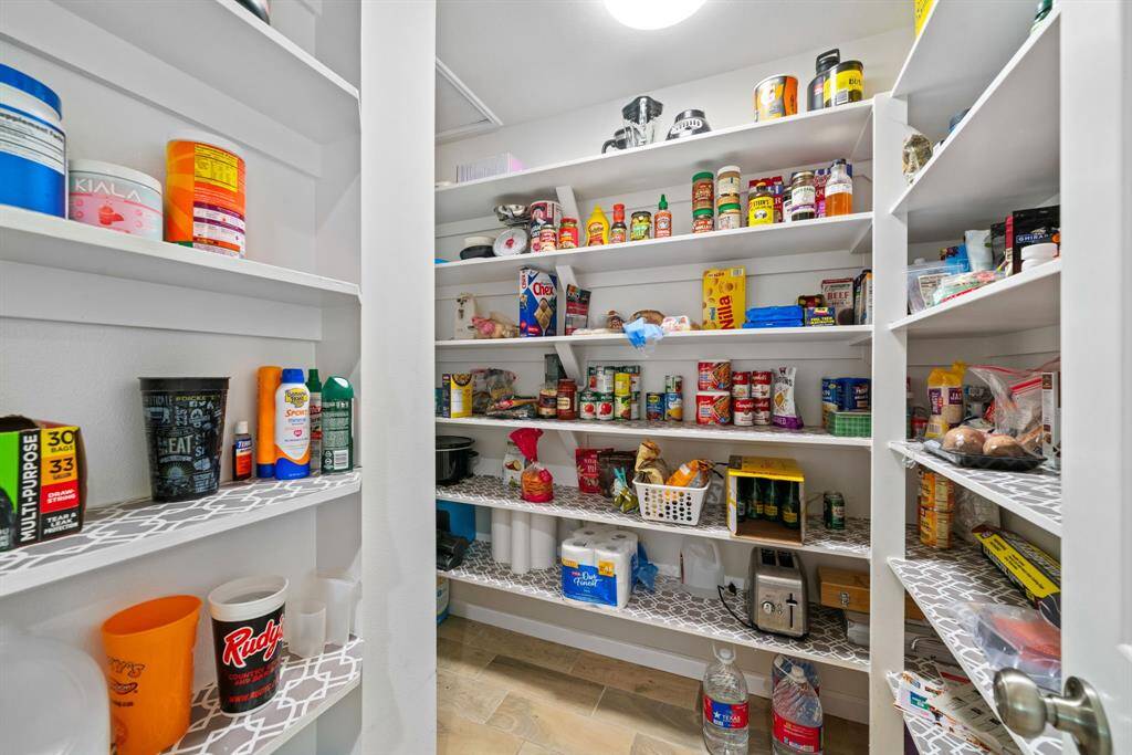 This is a BIG pantry, no more searching for storage space.