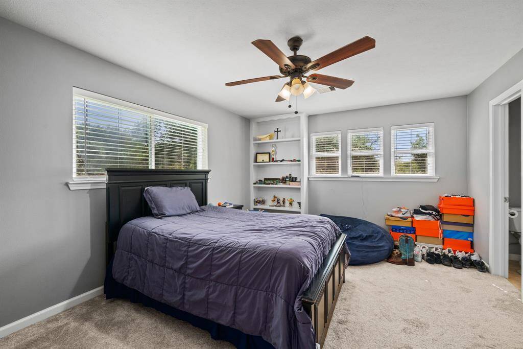 Second of the two upstairs bedrooms.