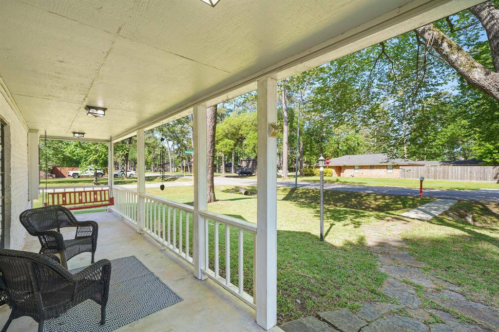 The beautiful and spacious front porch is the perfect welcome to your family, friends, and guests.