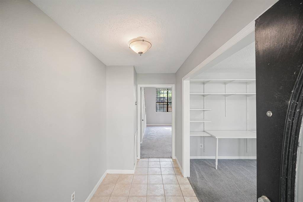 You'll be instantly greeted by beautiful tile floors.