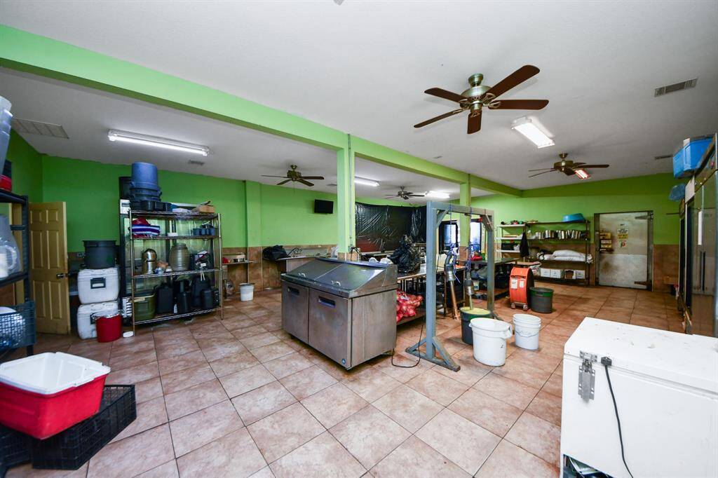 Warehouse First floor food preparation area