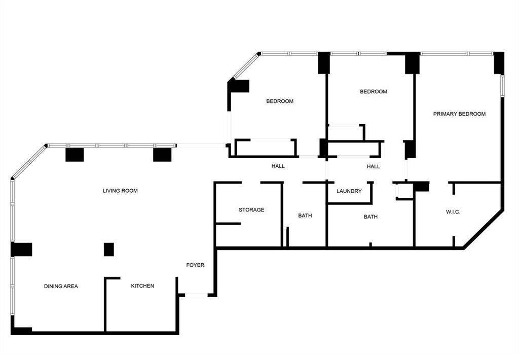 Original and current floorplan