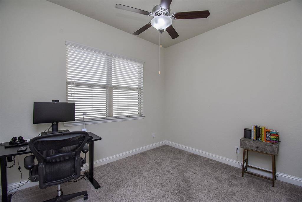 Third bedroom is located on third floor, currently being utilized as an office.