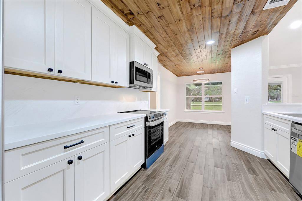 Brand new appliances in this beautifully remodeled kitchen.