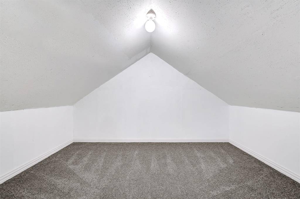 Huge storage closet over garage