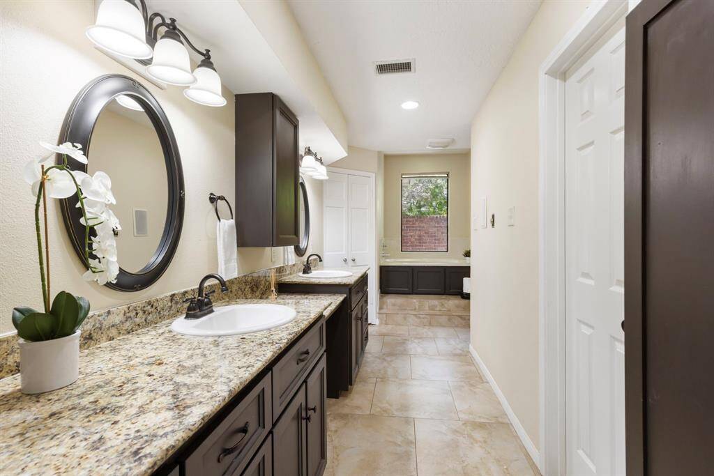 Another view of this beautiful primary bathroom.