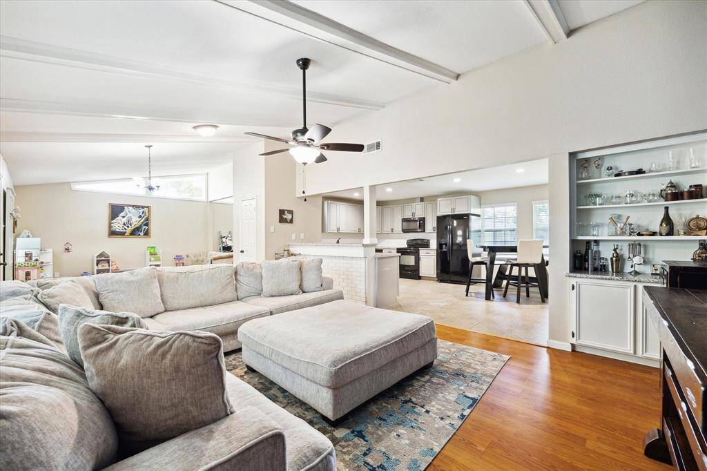 The main living spaces offer an open, cohesive flow. Great for entertaining!
