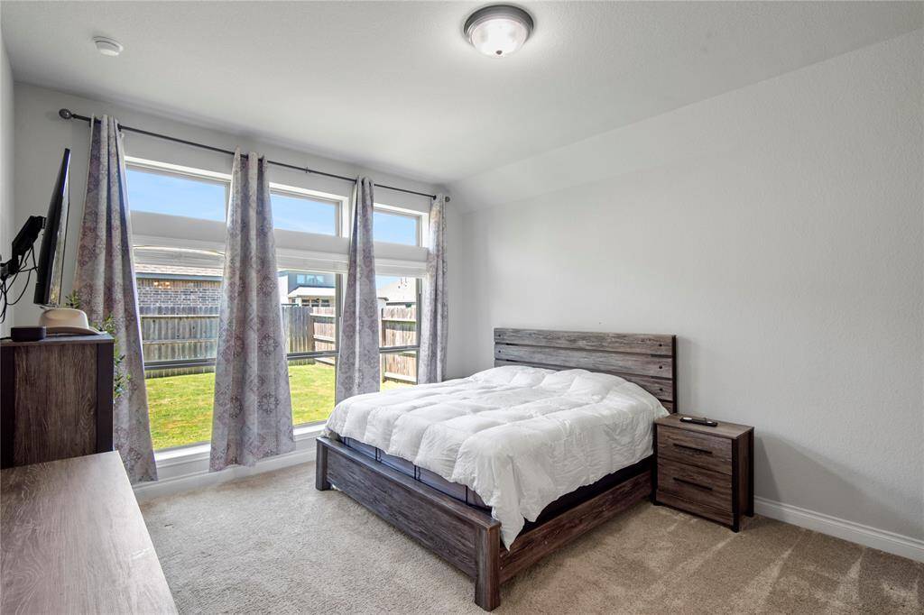 Spacious primary bedroom