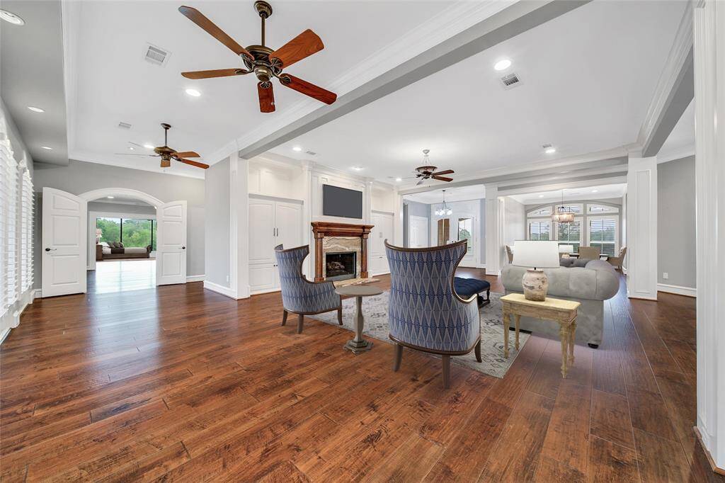 Virtually Staged Living Room