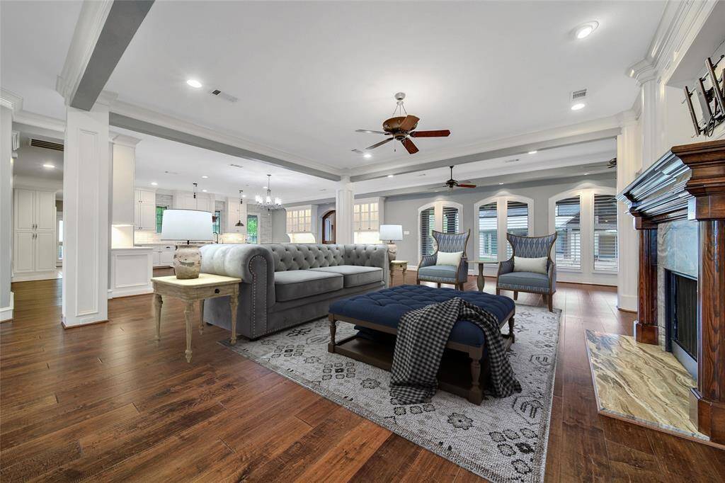 Virtually Staged Living Room