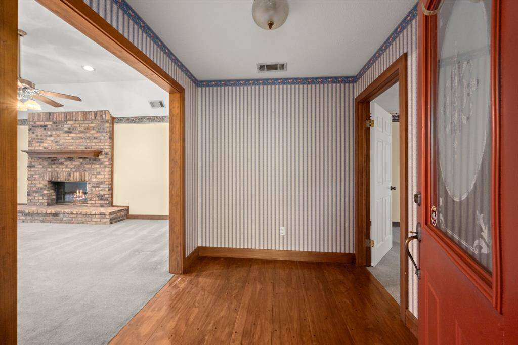 Entry way into the home.
