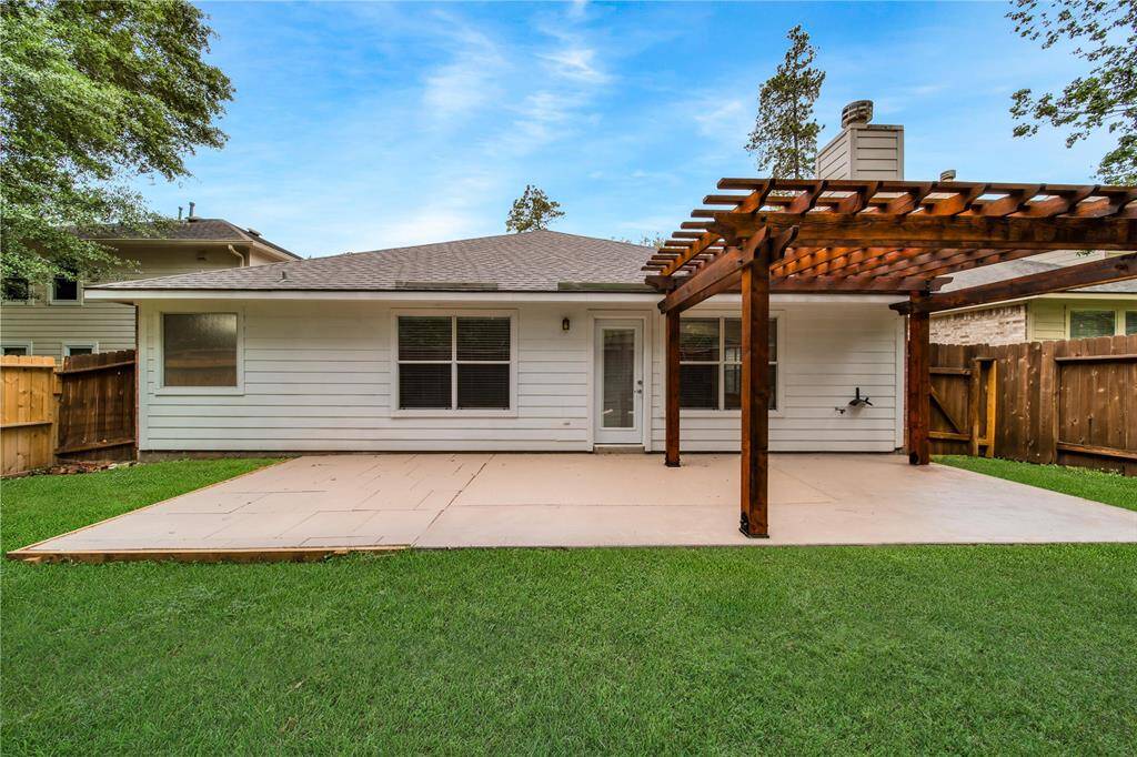 This is a perfect place for outdoor entertainment, grilling, and enjoying the outdoors right outside your back door.