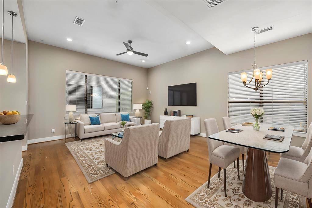 Spacious living room space, perfect for entertaining.