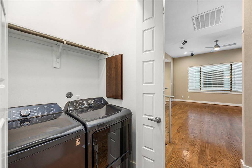 Washer and Dryer included.