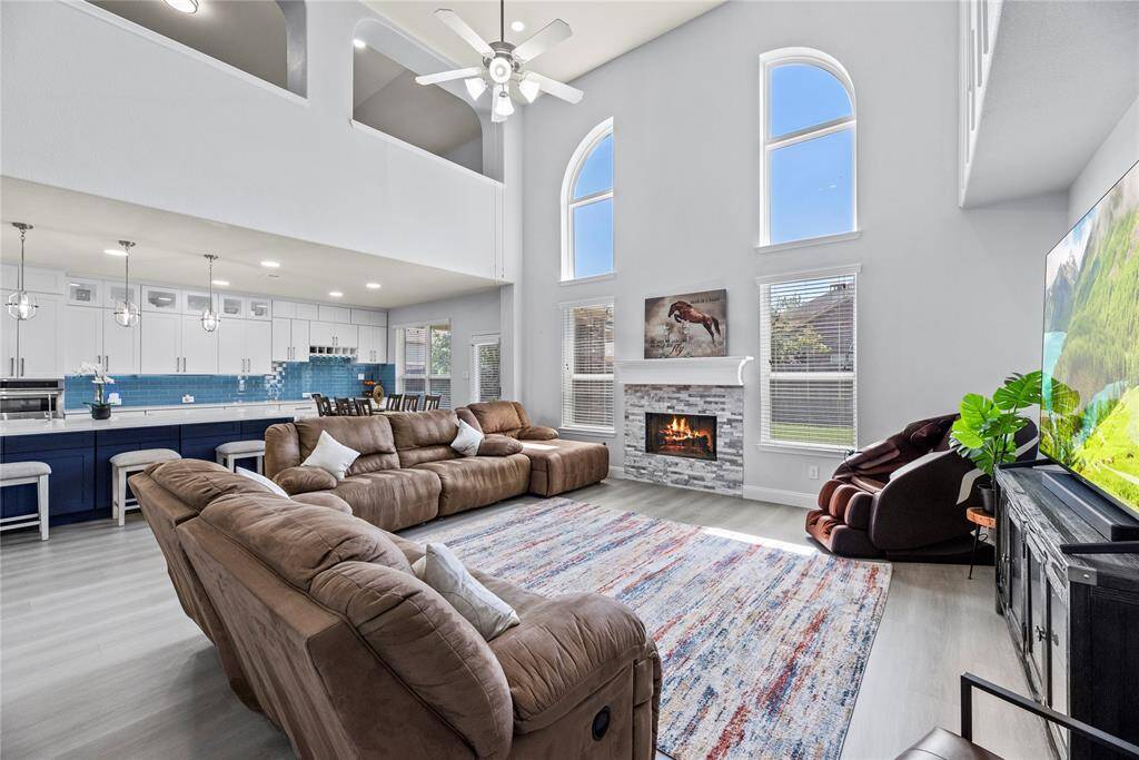 An abundance of natural light in this living room.