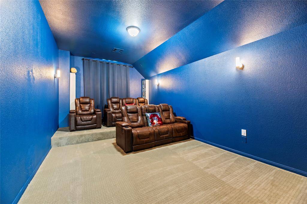 Sizable media room for movie night with the family!
