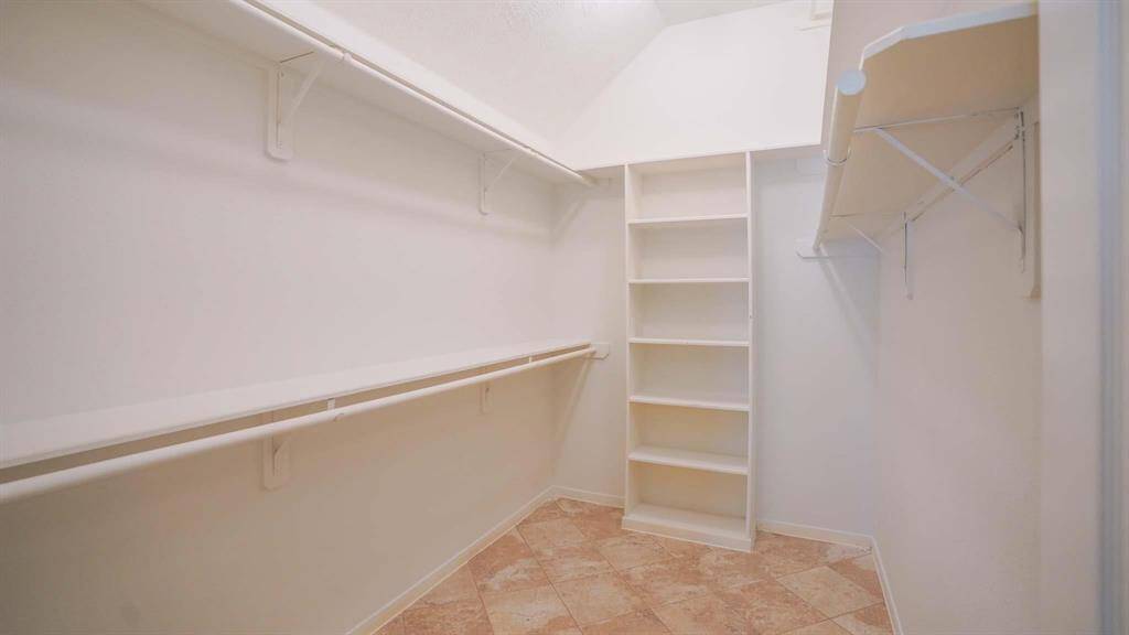 Primary closet
