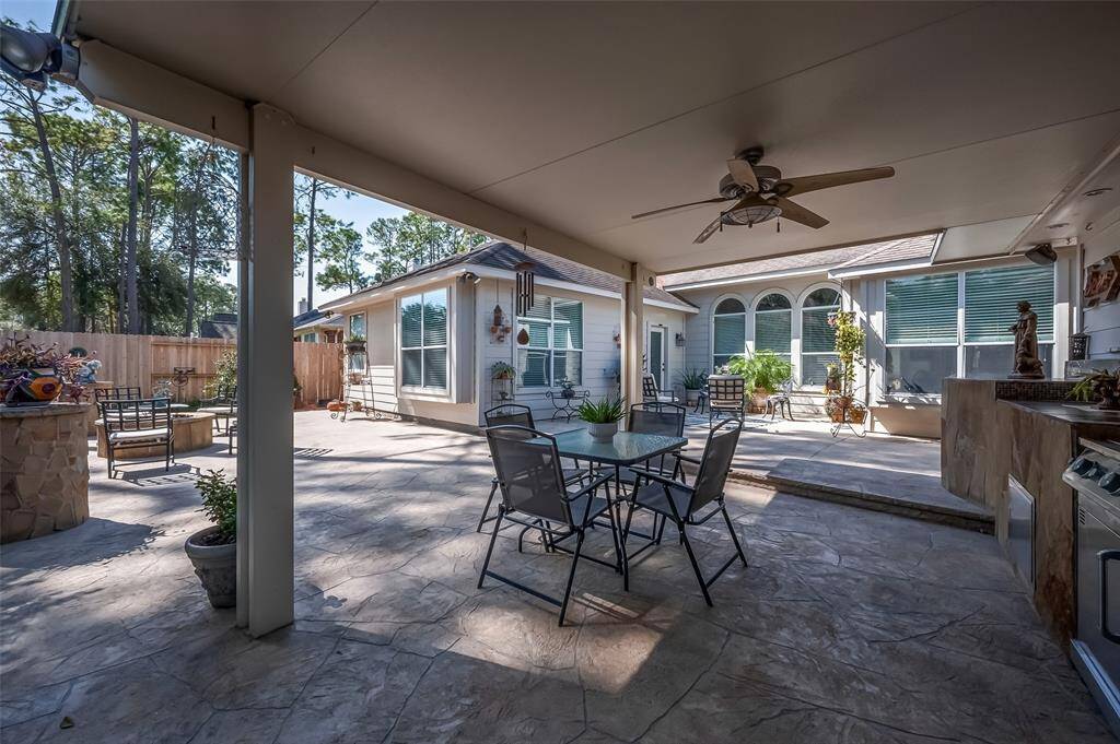 Sitting area with cover Patio