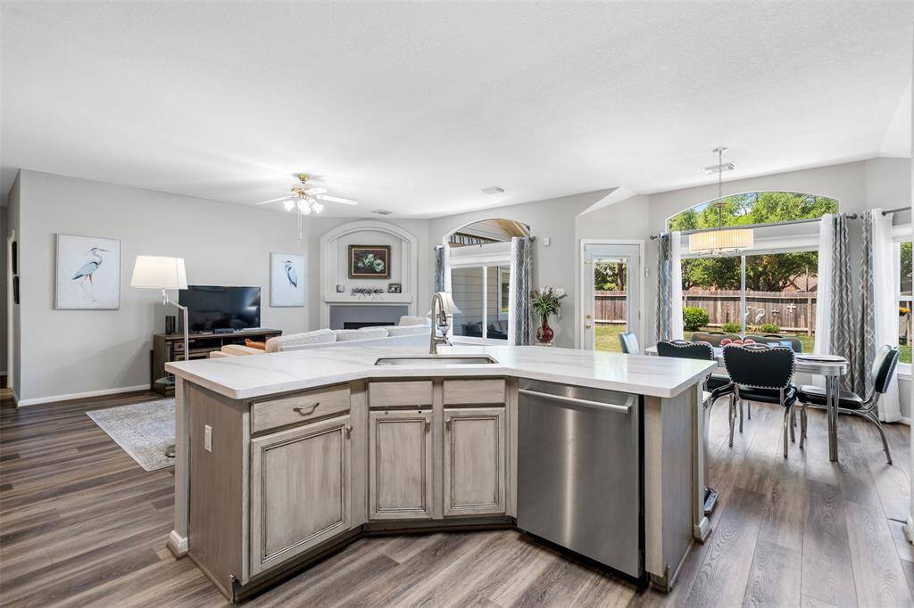 Kitchen sits at the heart of the home.