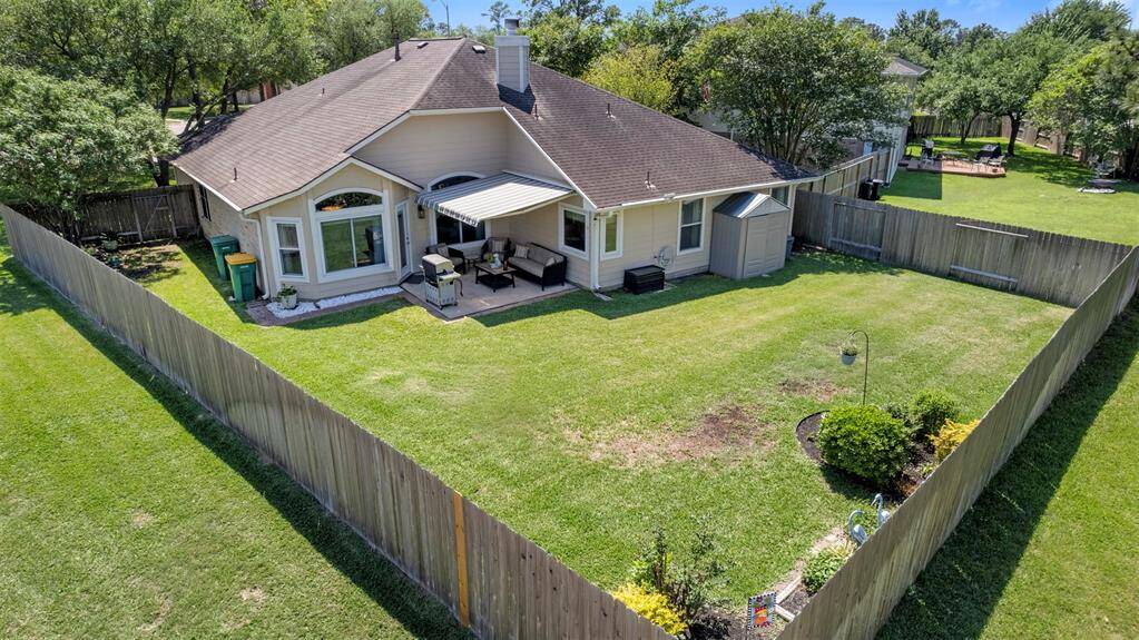 The incredible sized lot is ideal for all outdoor activities and could fit a pool if that's your wish.
