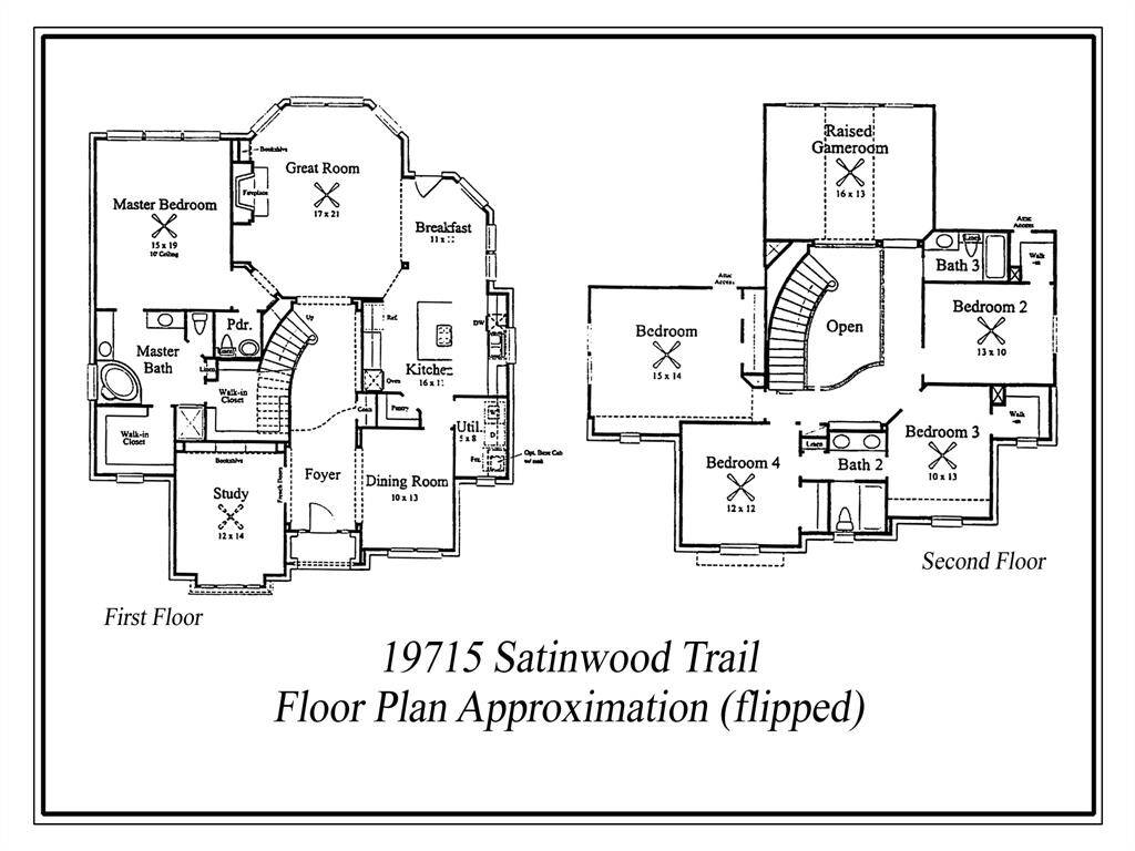 Approximation of Village Builders Memphis floor plan with 5th bedroom.