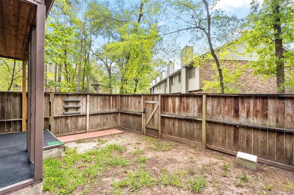 The back yard allows multiple options for your personal landscaping preferences be it a vegetable garden, tropical plantings, pollinator garden or so many other options.