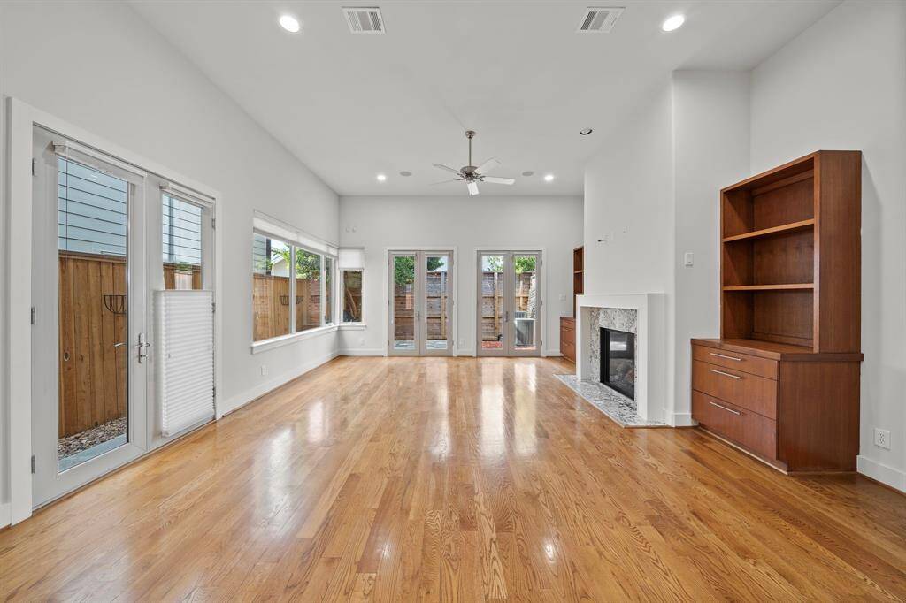 First floor - without staging to show beautiful all-natural hardwood floors
