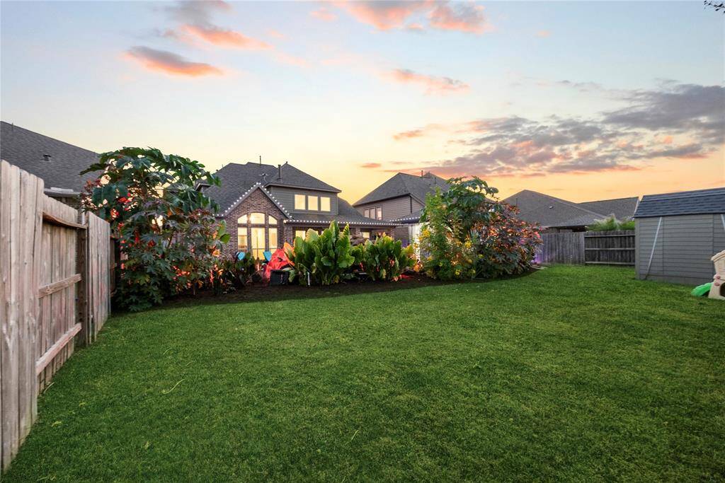 And you still have plenty of backyard to play or for your 4 legged family members.  And if you get tired of all you have to do at home, you now live in Cypress Creek Lakes which is one of the top neighborhoods in the area that offer you community pools, parks, playground, fitness center and beautiful lakes to walk around and enjoy!