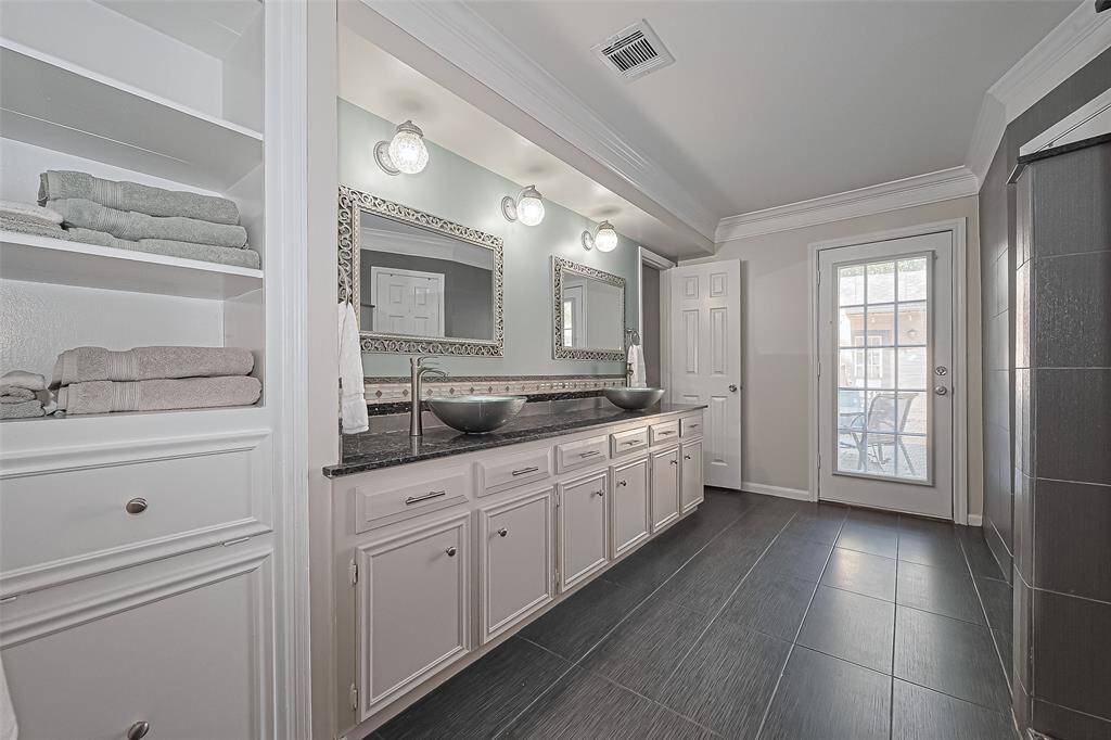 The thoughtful design balances style and function, with built-in storage and soft lighting completing the serene atmosphere.