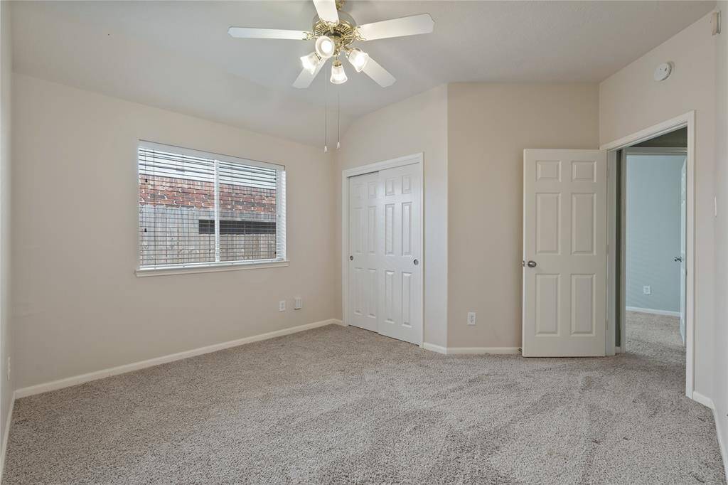 Another view of the spacious secondary bedroom.