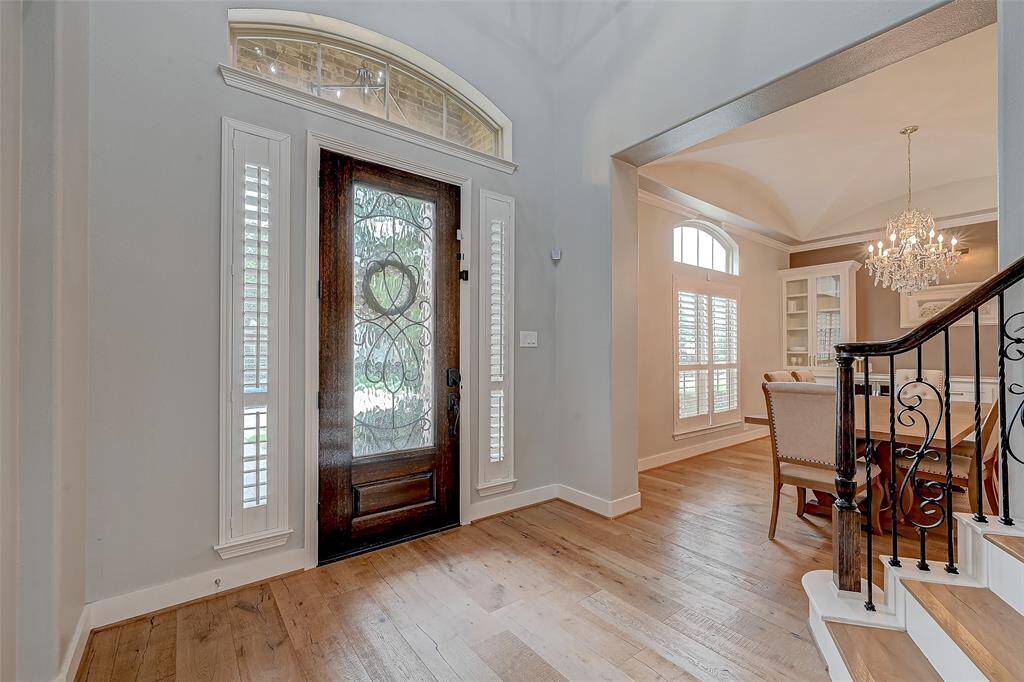 Greeted with an inviting entry way to your home.