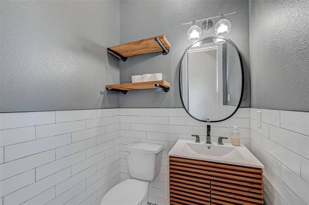 Half bath in the gym room.