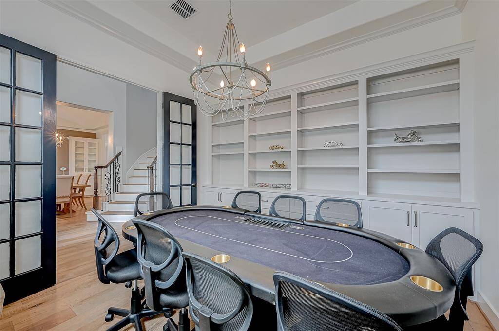 Office is just off the entry way into the home.
