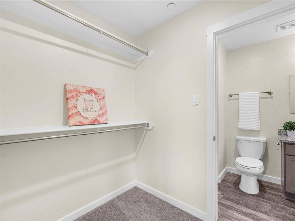 Secondary closet