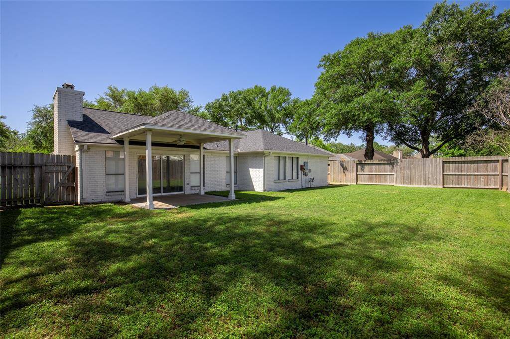 Low maintenance yard so you can enjoy your time off playing and perfect for pets