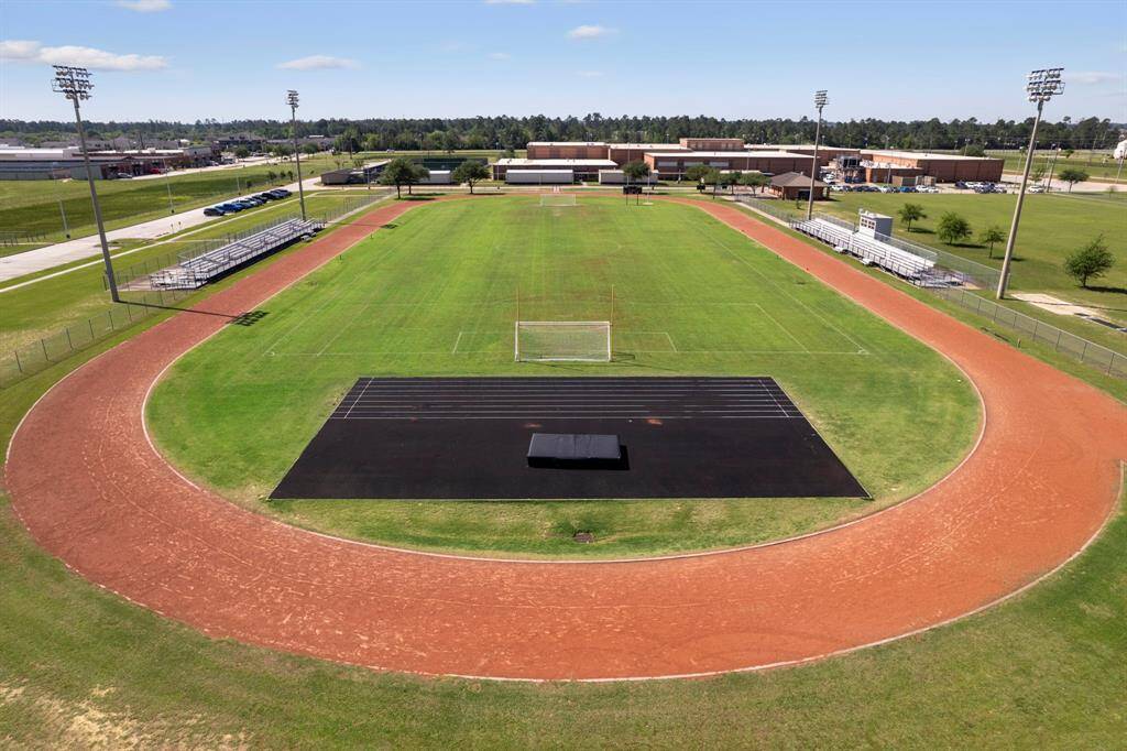 Easy access to the middle school track for elevated exercise options.
