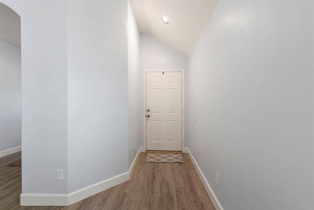 High ceilings throughout.