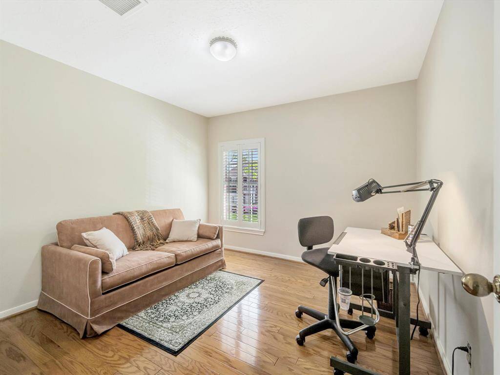 Upstairs guest bedroom 3, currently used as office