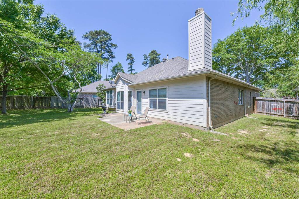 HUGE! Plenty of Side yard as well.  Ready for your gardening skills!