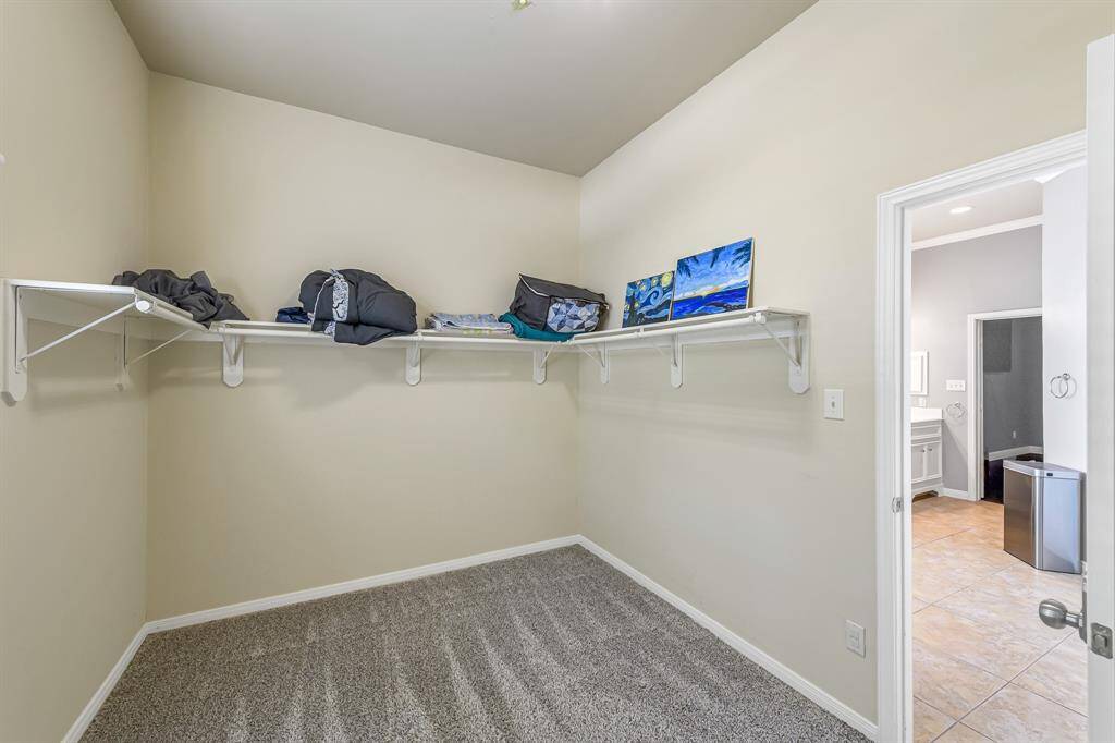 The second of the 2 closets, no need to share anymore
