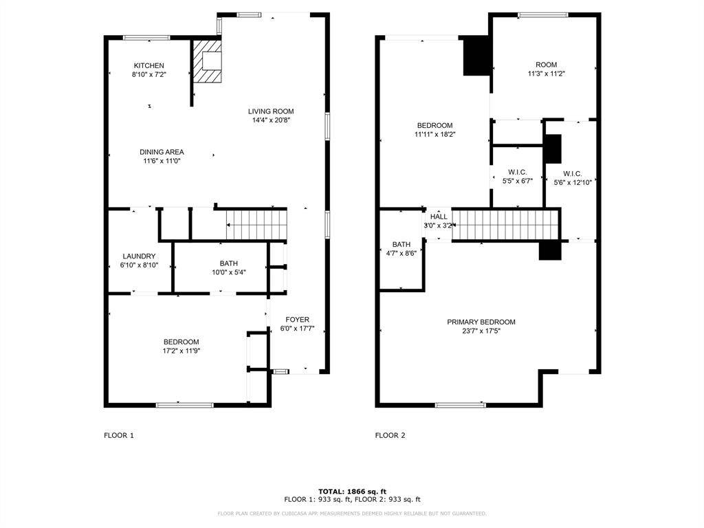 2-story floor plan