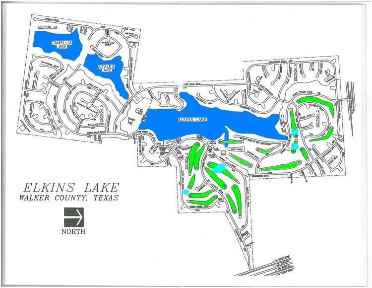 Elkins Lake Map